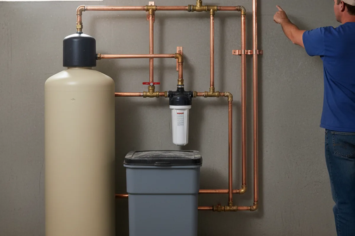 Whole-house water treatment system installed in Miles